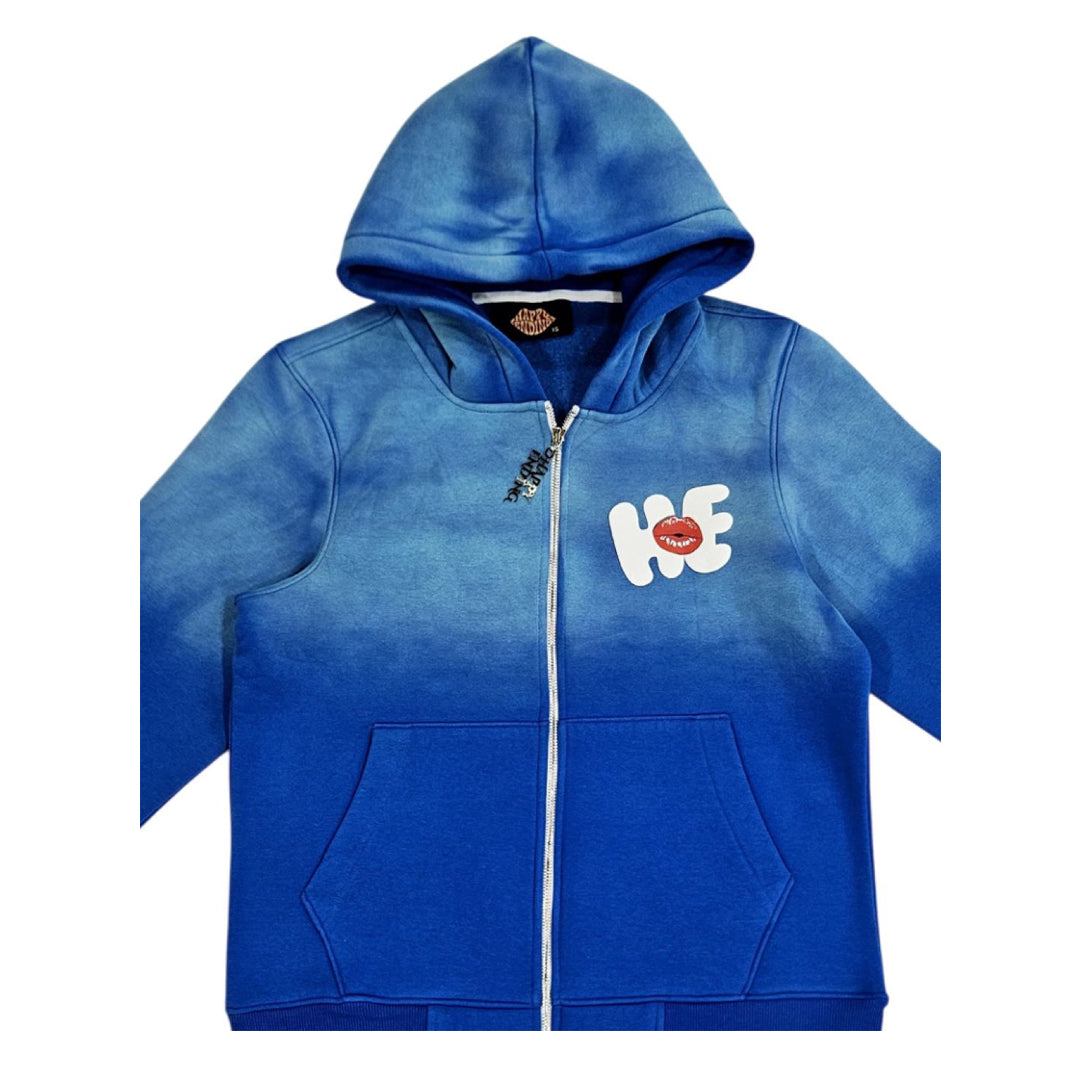 LOOK MOM I'M EATING VEGGIES! BLUE HOODIE