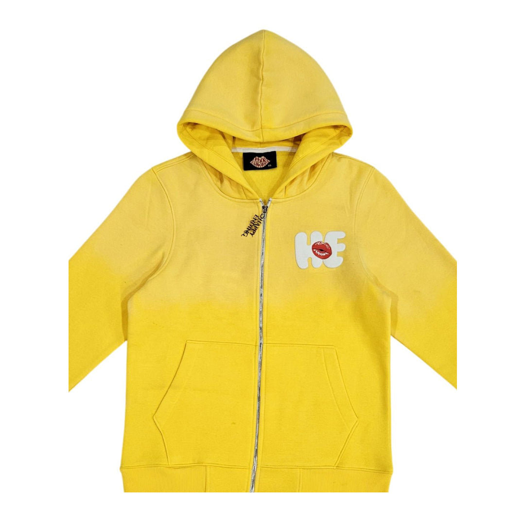 LOOK MOM I'M EATING VEGGIES! YELLOW HOODIE