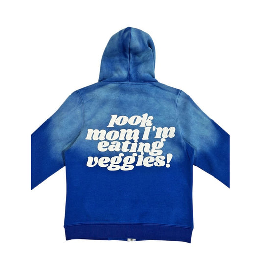 LOOK MOM I'M EATING VEGGIES! BLUE HOODIE