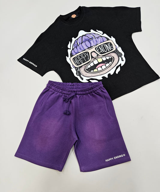 Purple hype shorts