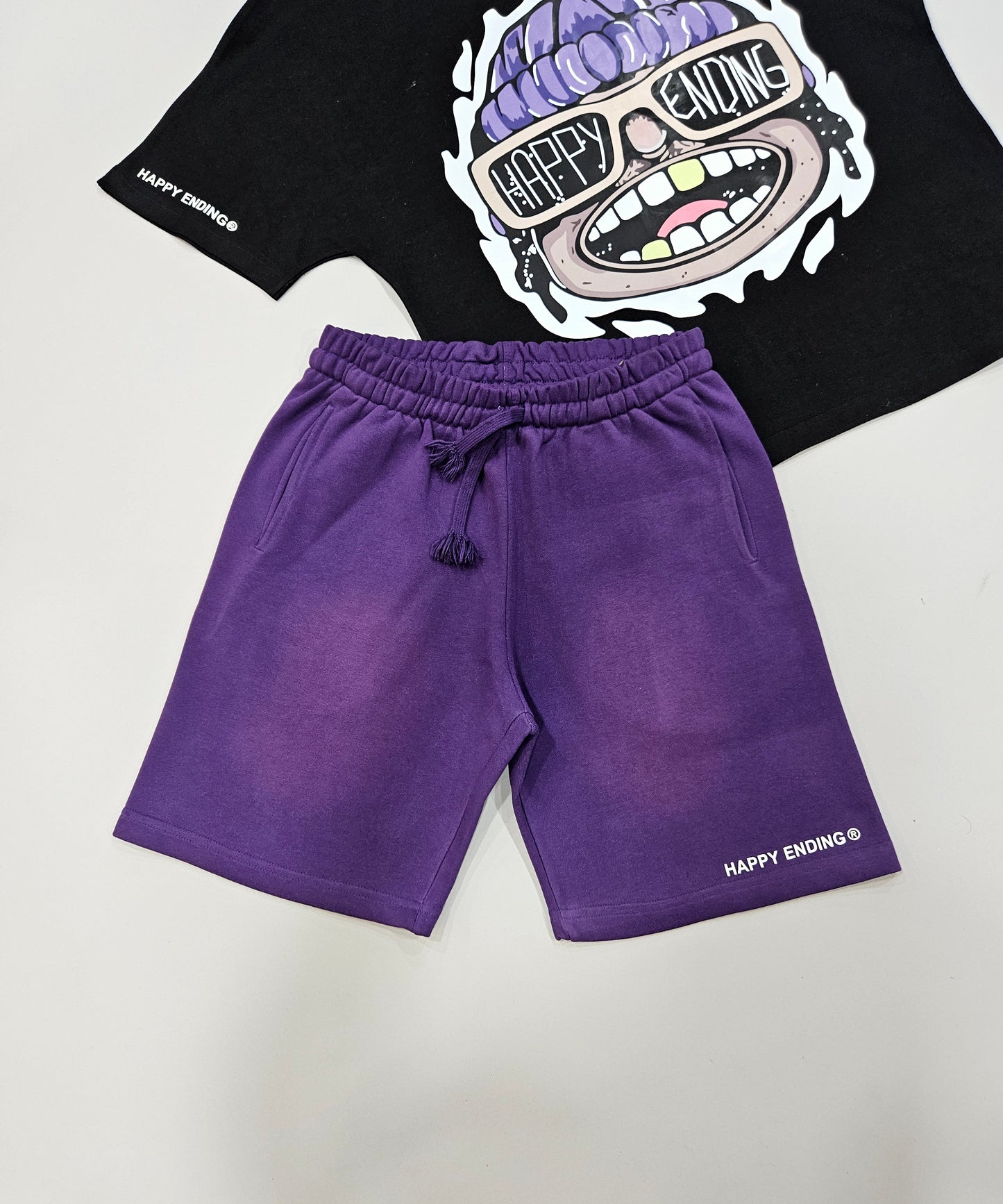 Purple hype shorts